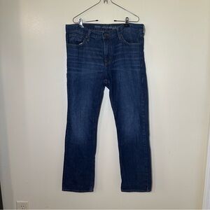 Old Navy Men's Dark Blue Straight Jeans